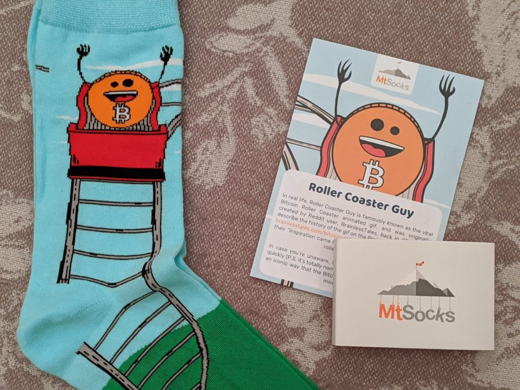 mtsocks rollercoaster guy bitcoin socks