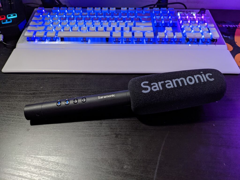 saramonic srtm1 shotgun microphone